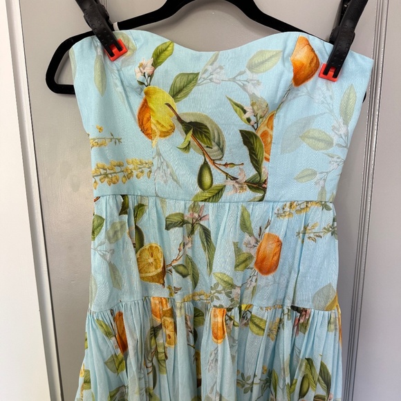 Monique Lhuillier “Limon” Strapless Dress – Size 8, NWT - Picture 1 of 3